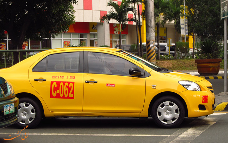 تاکسی زرد فرودگاه مانیل