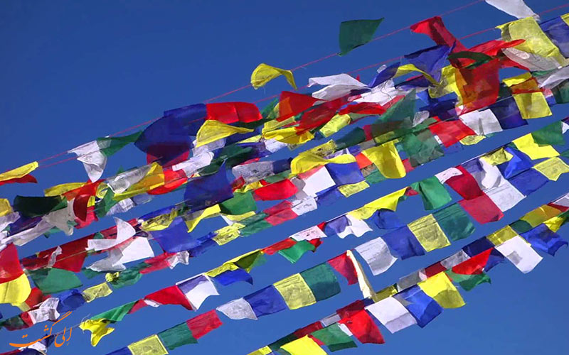 پرچم دعای تبتی | Tibetan prayer flags