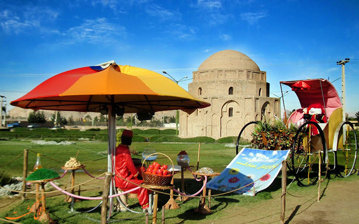گنبد جبلیه در استان کرمان