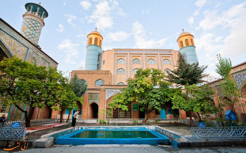 حیاط مسجد دارالاحسان حیاط مسجد دارالاحسان