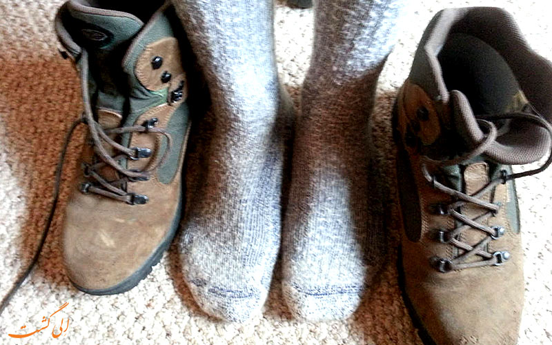 جوراب برای کفش کوهپیمایی