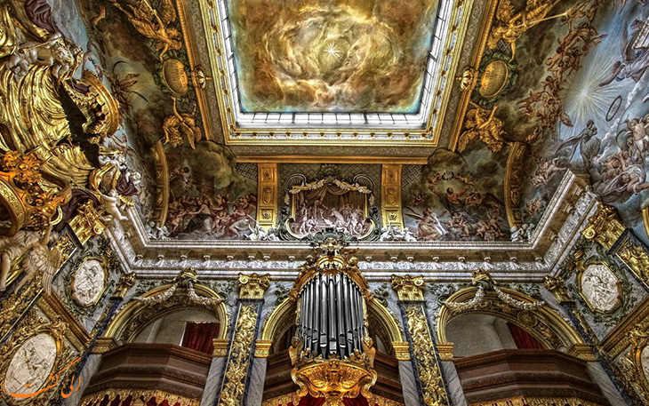 نمای داخلی کاخ شارلوتنبورگ