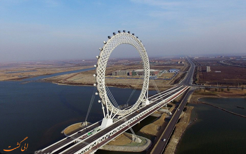 افتتاح بزرگترین چرخ فلک بدون پره دنیا