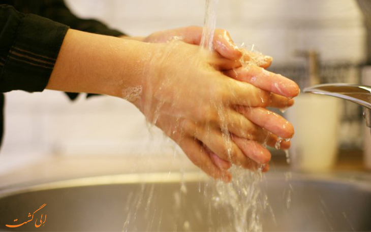 اهمیت شستن دست ها در سفر