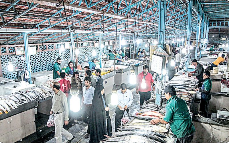 بازار ماهی انزلی