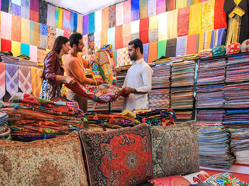 بازار پارچه دبی - الی گشت