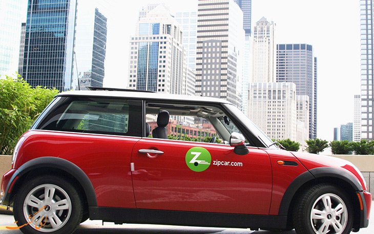 Zip Car شرکت تاکسی اینترنتی