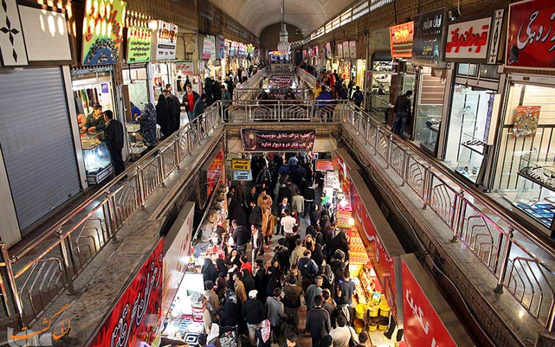 نمایی از بازار رضا مشهد