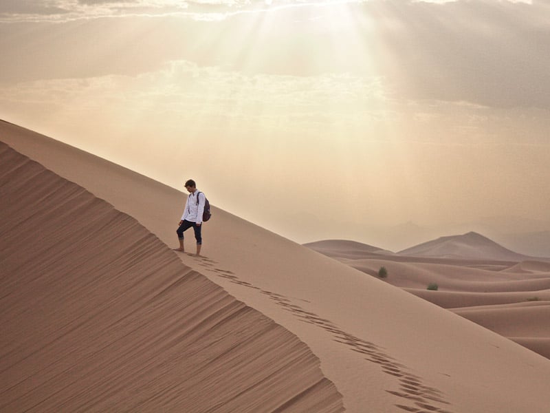 اگر در بیابان گم شدیم چطور نجات پیدا کنیم - الی گشت
