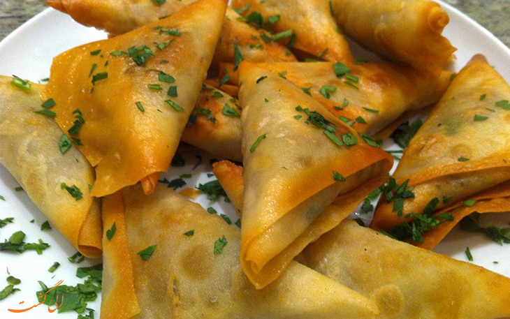 سمبوسه گوشت سمبوسه گوشت