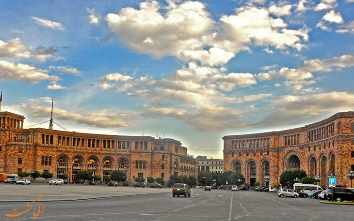 شهر ایروان در ارمنستان