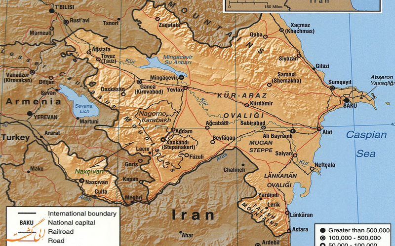 کشورهای هم مرز ایران