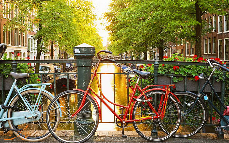 آمستردام پایتخت دوچرخه سواری دنیا