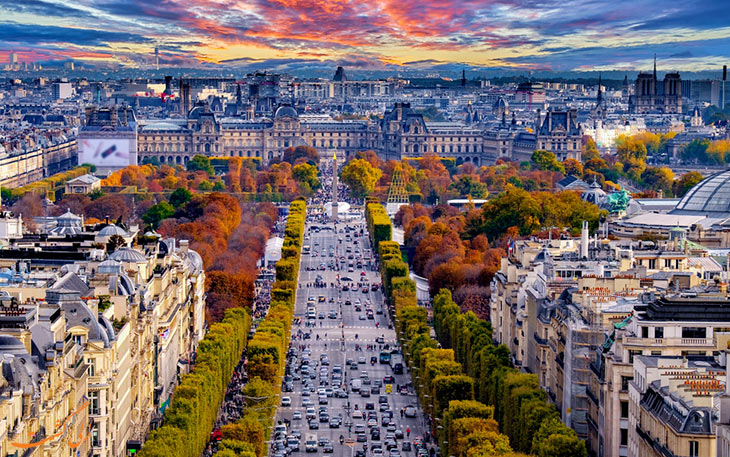 زیباترین خیابان پاریس