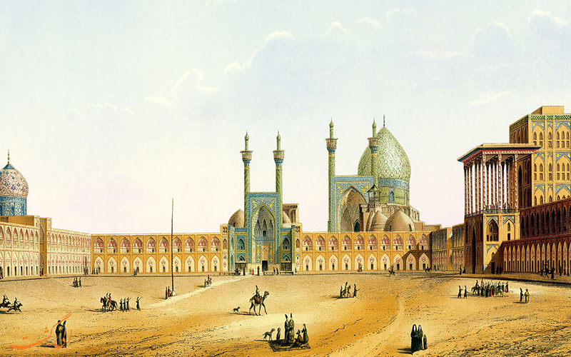 نقش-جهان-در 1800میلادی نقش-جهان-در 1800میلادی