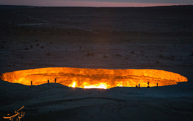 دروازه ی جهنم در ترکمنستان