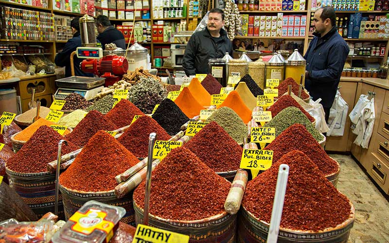 معرفی بازار ادویه استانبول
