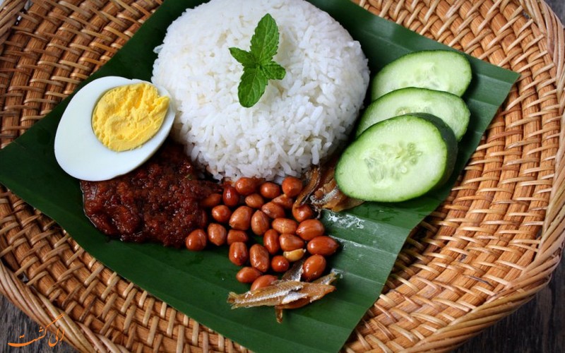 غذای نسی لماک مالزی غذای نسی لماک مالزی
