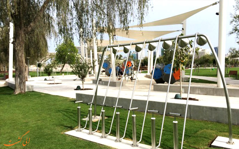 چمن پارک مرکزی مشرف ابوظبی