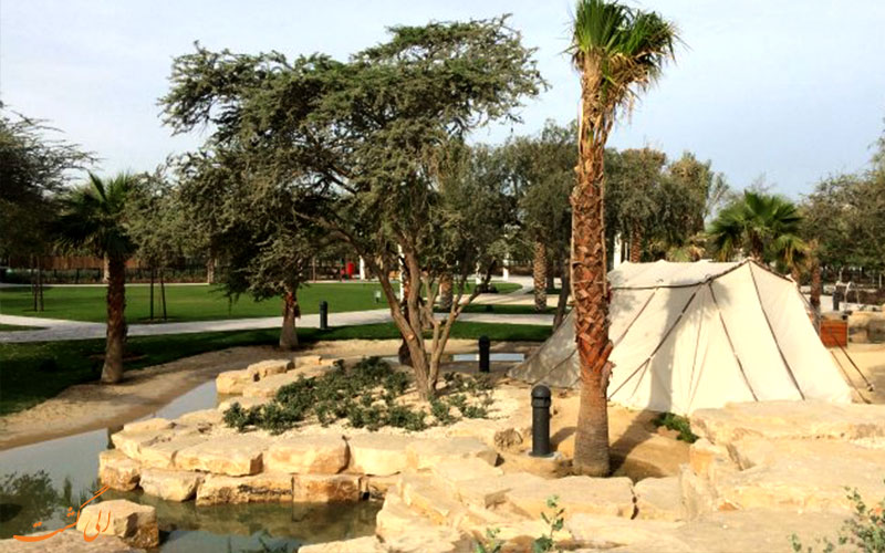 پارک مرکزی مشرف ابوظبی-آب وادی