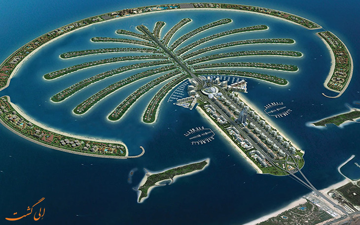 عکس جزیره نخل دبی