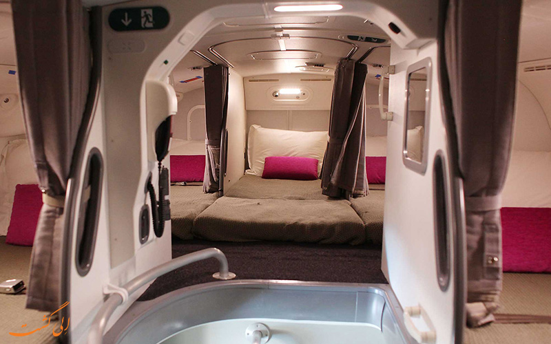 اتاق خواب های مخفی در هواپیما