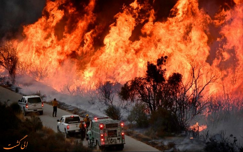 آتش سوزی کالیفرنیای آمریکا