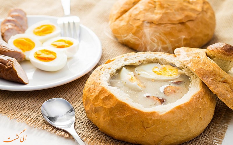 سوپ ژورک لهستانی سوپ ژورک لهستانی