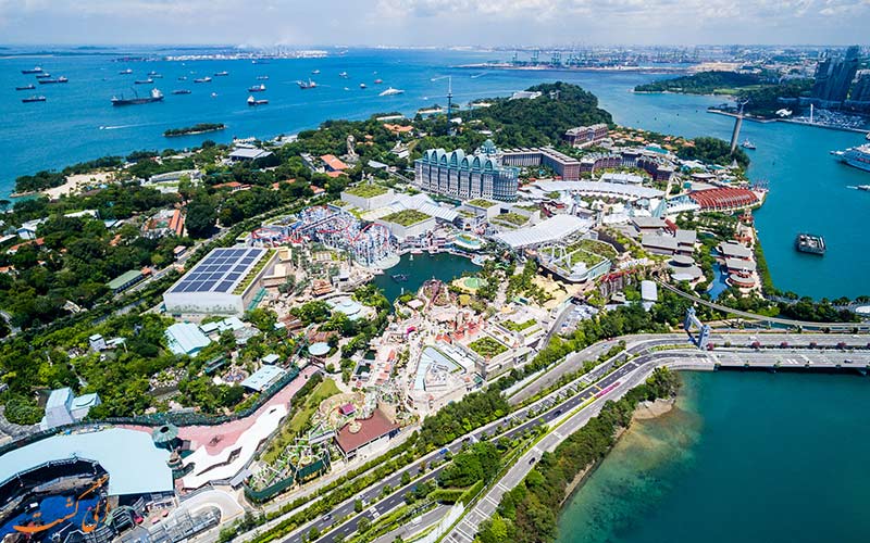 جزیره سنتوزا سنگاپور-دسترسی