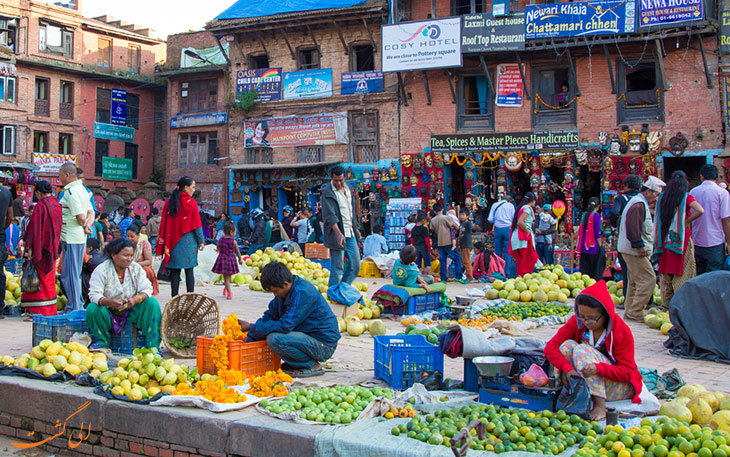 بازار های نپال
