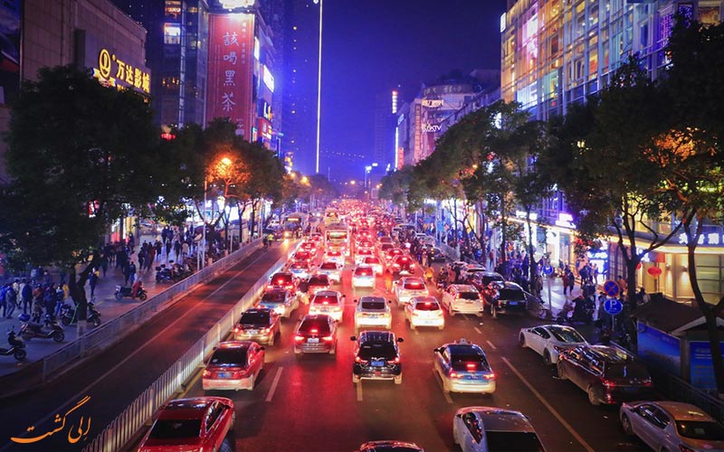 رانندگی سفرهای جاده ای در چین