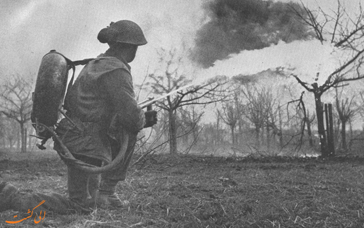 سلاح پرت کننده آتش در جنگ جهانی