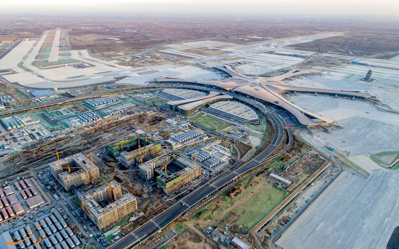 تصویر هوایی فرودگاه دکسینگ