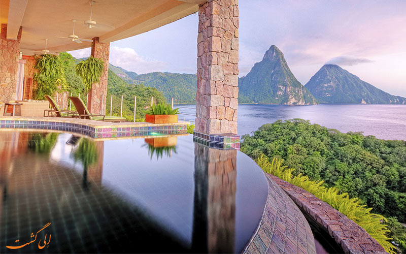 JadeMountain از بهترین هتل های کوهستانی دنیا