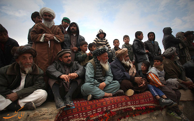 تماشاچیان مراسم بزکشی افغانستان