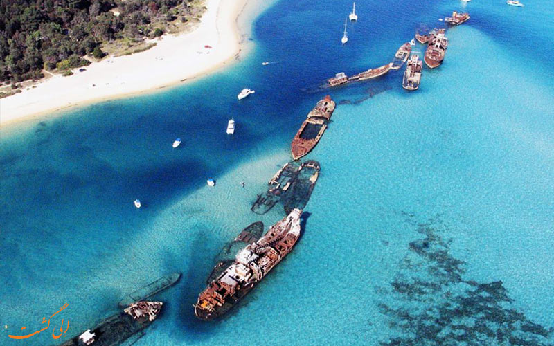 لاشه های کشتی تانگالوما استرالیا