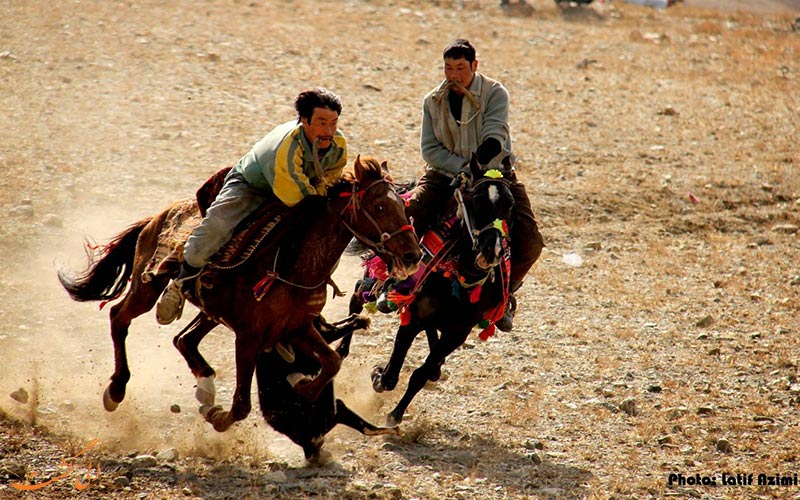 مراسم بزکشی افغانستان در زمستان
