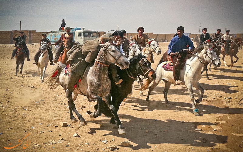 مراسم بزکشی افغانستان در نوروز