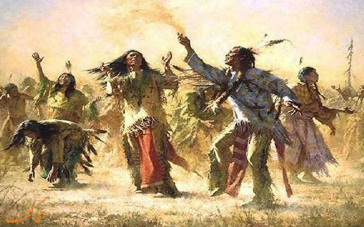 رقص شبح سرخ پوستان
