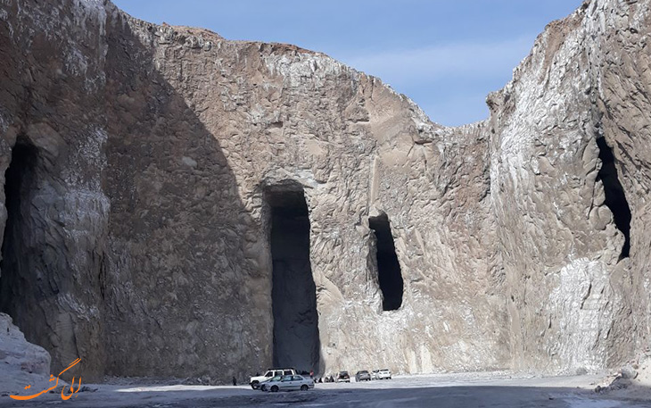 منطقه تونل نمکی در گرمسار