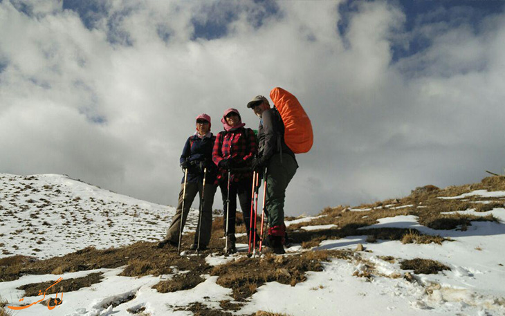 کوهنوردان در کوه هملون