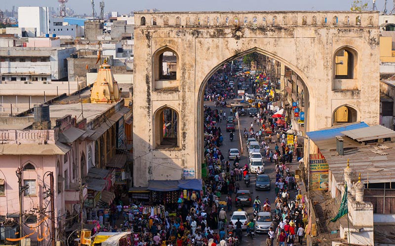 حیدرآباد-هند در استان آندهرا پرادش -نقشه کامل هندوستان-حیدرآباد-هند در استان آندهرا پرادش