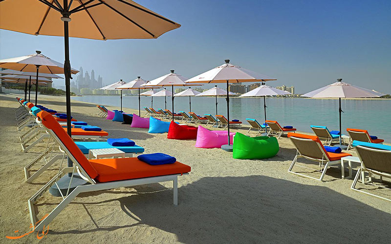 هتل آلوفت پالم جمیرا دبی-ساحل خصوصی