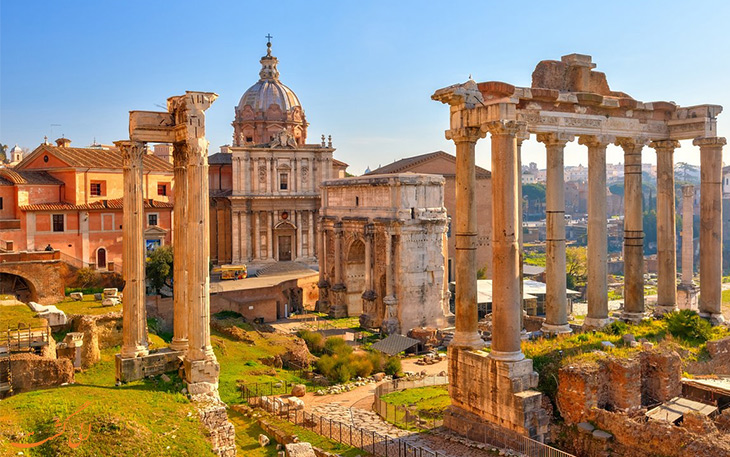 بناهای تاریخی رومیان باستان