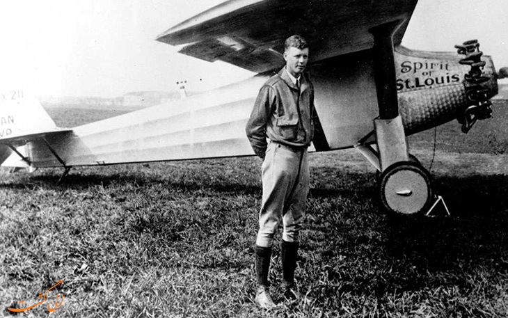 چارلز لیدنبرگ اولین پرواز از روی اقیانوس اطلس