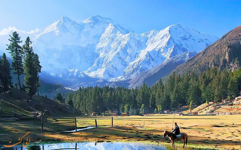 کوه نانگا پاربات و منظره پاکستان کوه نانگا پاربات و منظره پاکستان