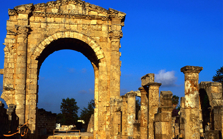 شهر باستانی تایر در لبنان، بخشی از امپراتوری روم