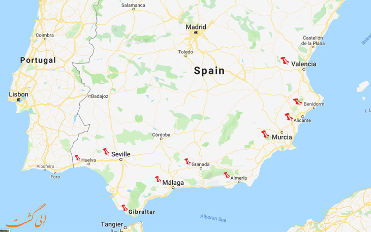 سفر به جنوب اسپانیا