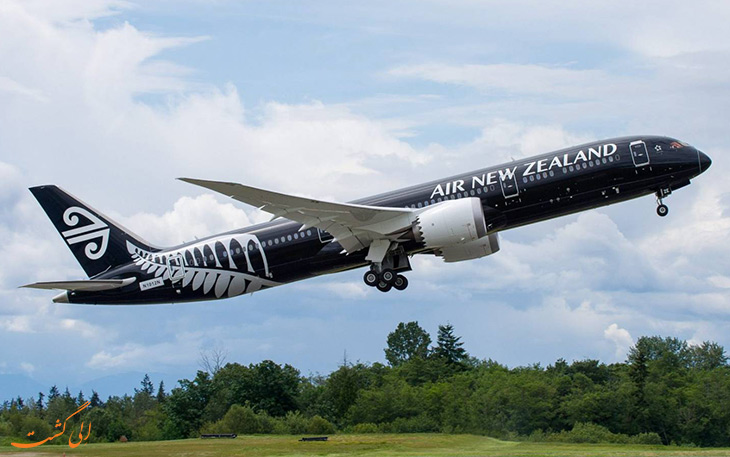 خطوط هوایی نیوزیلند – تمام مشکی