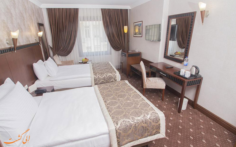 انواع اتاق های نوا‌‌‌‌پلازا کریستال هتل تقسیم‌استانبول